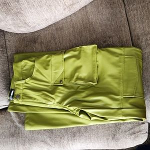 Beautiful green leather pants
